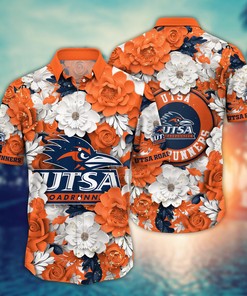 UTSA Roadrunners NCAA Flower Hawaii Shirt For Fans Ver 11