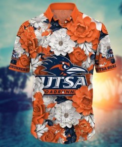 UTSA Roadrunners NCAA Flower Hawaii Shirt For Fans Ver 11