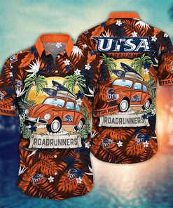 UTSA Roadrunners NCAA Flower Hawaii Shirt For Fans Ver 2