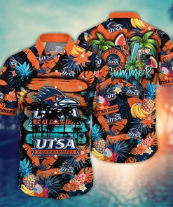 UTSA Roadrunners NCAA Flower Hawaii Shirt For Fans Ver 34