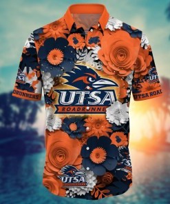 UTSA Roadrunners NCAA Flower Hawaii Shirt For Fans Ver 35