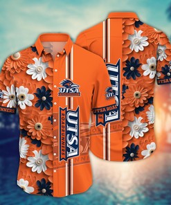 UTSA Roadrunners NCAA Flower Hawaii Shirt For Fans Ver 5