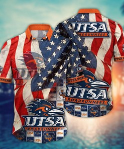 UTSA Roadrunners NCAA Flower Hawaii Shirt For Fans Ver 6