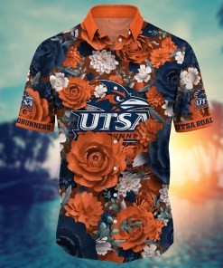 UTSA Roadrunners NCAA Flower Hawaii Shirt For Fans Ver 7