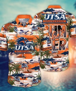 UTSA Roadrunners NCAA Flower Hawaii Shirt For Fans Ver 9