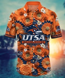 UTSA Roadrunners NCAA Hawaiian Shirt for This Summer Customize Shirt Any Team