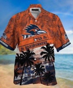 UTSA Roadrunners NCAA Palm Tree Pattern Hawaii Shirt For Sports Fans