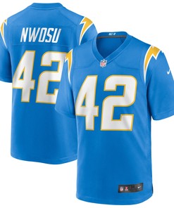 Uchenna Nwosu Los Angeles Chargers Game Jersey - Powder Blue Nfl