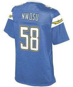 Uchenna Nwosu Los Angeles Chargers Nfl Pro Line Womens Alternate Player Jersey - Powder Blue