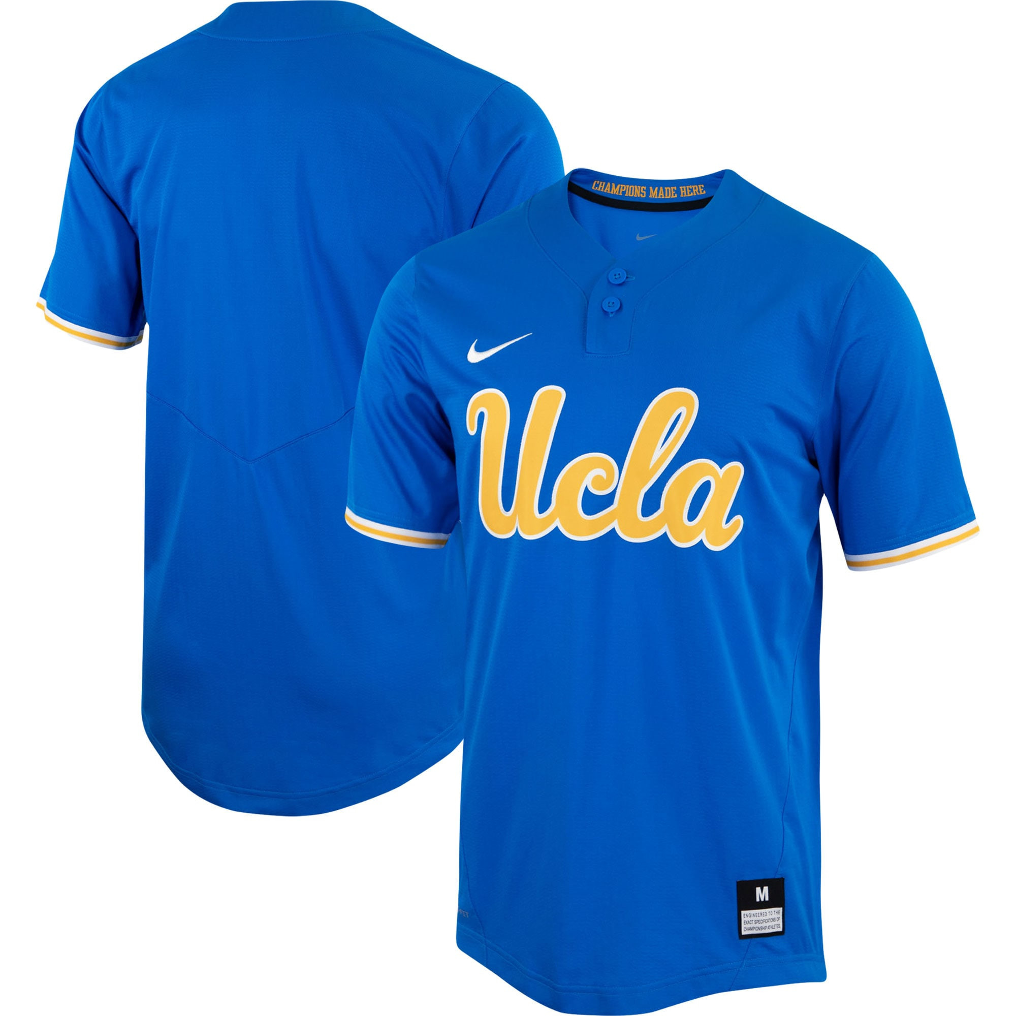 Ucla Bruins Unisex Two Button Replica Softball Jersey Blue Ncaa