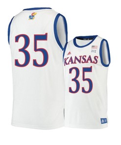 Udoka Azubuike 35 Kansas Jayhawks Basketball Men Jersey - Beige