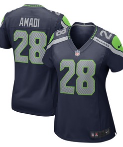 Ugo Amadi Seattle Seahawks Womens Game Jersey - College Navy Nfl