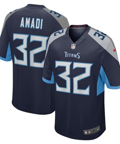 Ugo Amadi Tennessee Titans Game Player Jersey - Navy