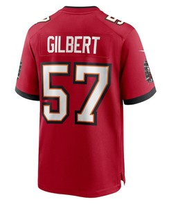 Ulysees Gilbert III 57 Tampa Bay Buccaneers Home Game Player Jersey - Red