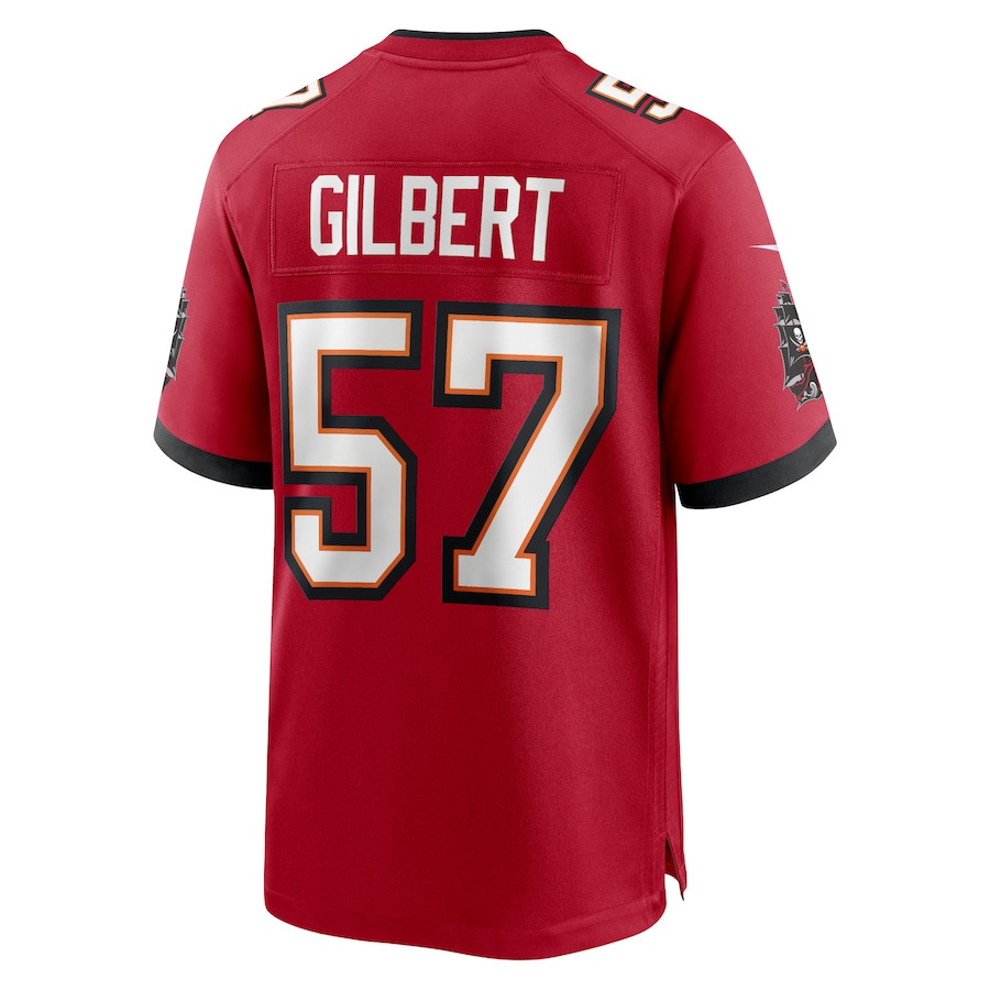 Ulysees Gilbert III 57 Tampa Bay Buccaneers Home Game Player Jersey - Red