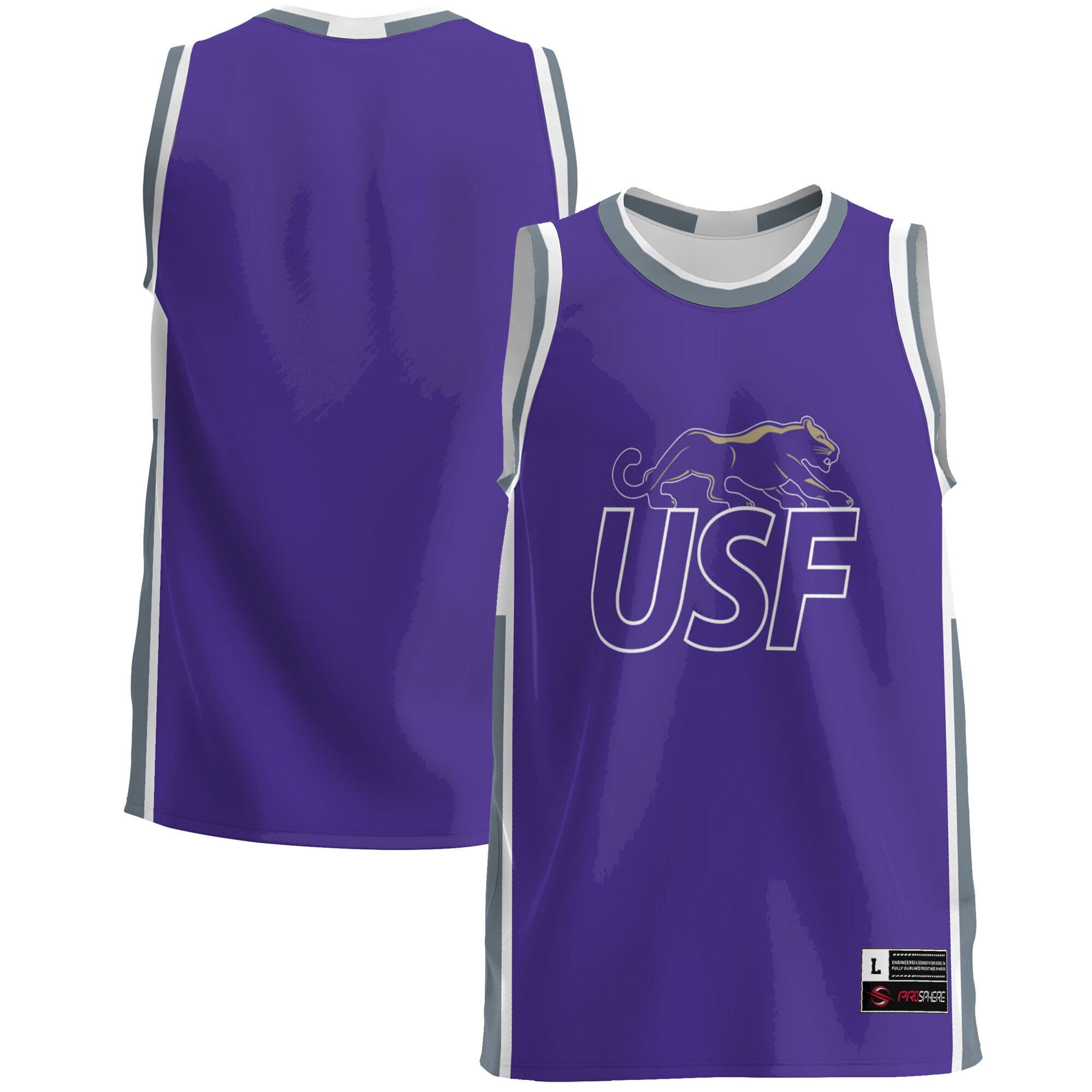University Of Sioux Falls Cougars Basketball Jersey - Purple Ncaa