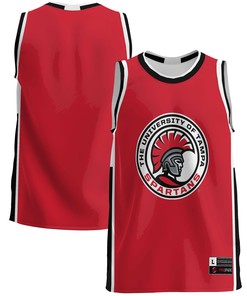 University Of Tampa Spartans Basketball Jersey - Red Ncaa