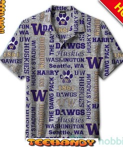University Of Washington Huskies Hawaiian Shirt