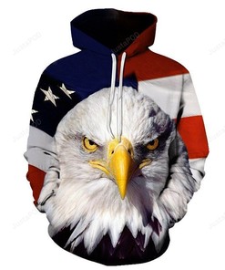 Us Eagle 3D Hoodie Zip Hoodie