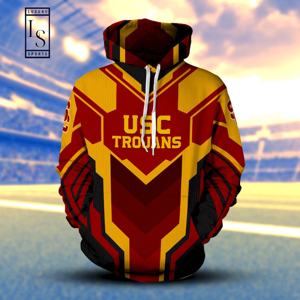 Usc Trojans Premium 3D Hoodie