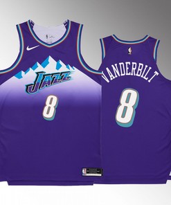 Utah Jazz 8 Jarred Vanderbilt Purple Jersey 2022-23 Classic Edition