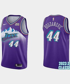 Utah Jazz Bojan Bogdanovic 44 2022-23 Classic Edition Purple Men Jersey