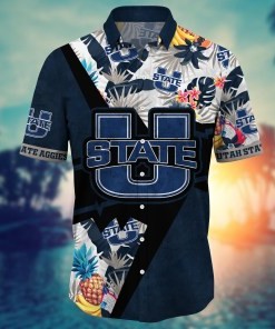 Utah State Aggies NCAA Flower Hawaii Shirt For Fans Ver 10