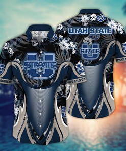 Utah State Aggies NCAA Flower Hawaii Shirt For Fans Ver 21