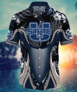 Utah State Aggies NCAA Flower Hawaii Shirt For Fans Ver 21