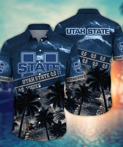 Utah State Aggies NCAA Flower Hawaii Shirt For Fans Ver 22