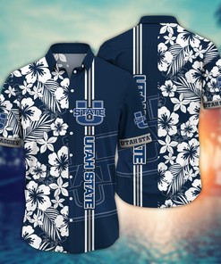 Utah State Aggies NCAA Flower Hawaii Shirt For Fans Ver 25