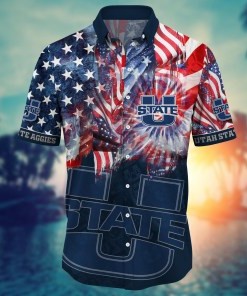 Utah State Aggies NCAA Flower Hawaii Shirt For Fans Ver 29