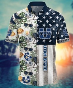 Utah State Aggies NCAA Flower Hawaii Shirt For Fans Ver 30