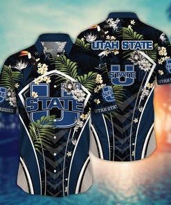 Utah State Aggies NCAA Flower Hawaii Shirt For Fans Ver 31