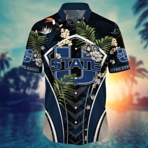 Utah State Aggies NCAA Flower Hawaii Shirt For Fans Ver 31
