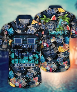 Utah State Aggies NCAA Flower Hawaii Shirt For Fans Ver 32
