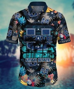 Utah State Aggies NCAA Flower Hawaii Shirt For Fans Ver 32