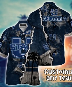 Utah State Aggies NCAA Flower Hawaii Shirt For Fans Ver 33