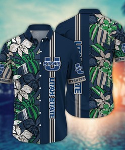Utah State Aggies NCAA Flower Hawaii Shirt For Fans Ver 34