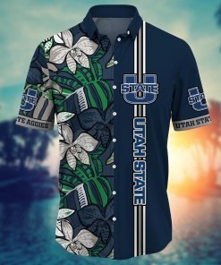 Utah State Aggies NCAA Flower Hawaii Shirt For Fans Ver 34
