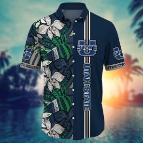 Utah State Aggies NCAA Flower Hawaii Shirt For Fans Ver 34