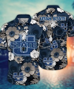 Utah State Aggies NCAA Flower Hawaii Shirt For Fans Ver 35