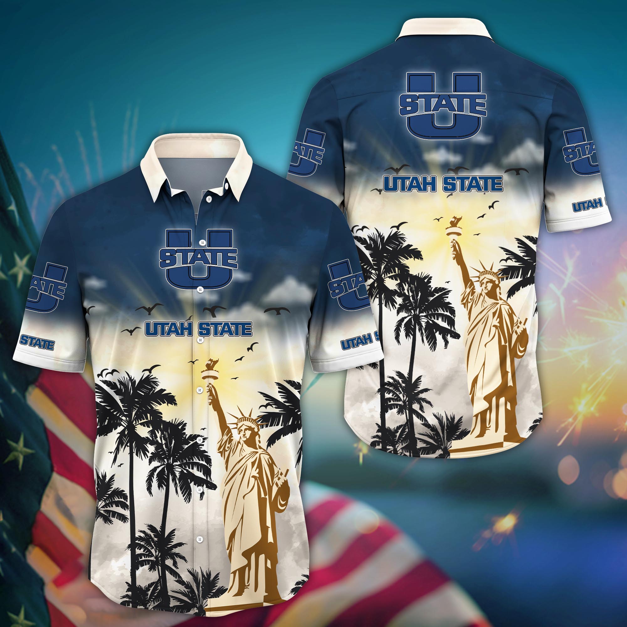 Utah State Aggies NCAA Flower Hawaii Shirt For Fans Ver 37