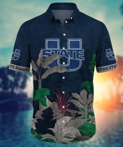 Utah State Aggies NCAA Flower Hawaii Shirt For Fans Ver 4