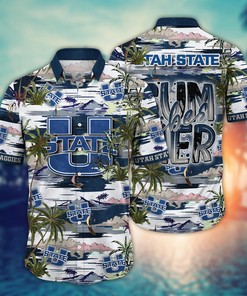 Utah State Aggies NCAA Flower Hawaii Shirt For Fans Ver 9