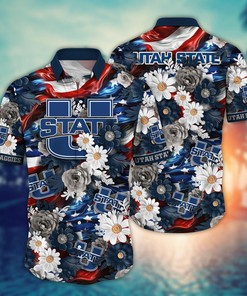 Utah State Aggies NCAA Hawaii Shirt Ver 3