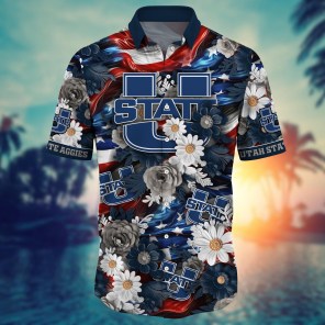 Utah State Aggies NCAA Hawaii Shirt Ver 3