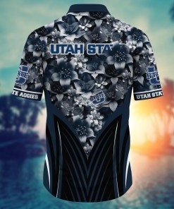 Utah State Aggies NCAA Hawaiian Shirt, Aloha Shirt Ver 1