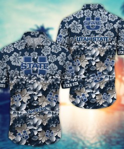 Utah State Aggies NCAA Hawaiian Shirt Gift For Fan