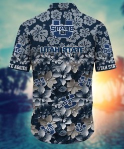 Utah State Aggies NCAA Hawaiian Shirt Gift For Fan